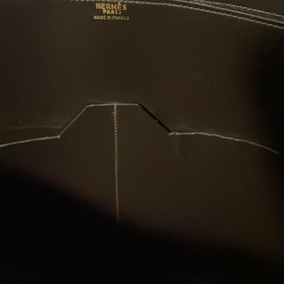 1960’s Hermes Paris Brown Leather Portfolio - Picture 6 of 8